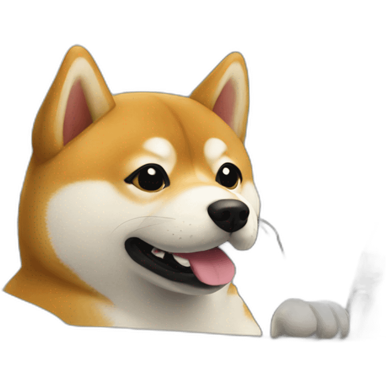 shiba in car emoji