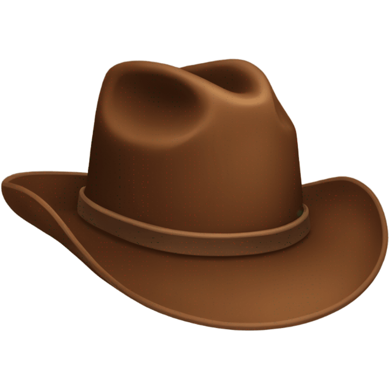 Brown Cowboy hat  emoji