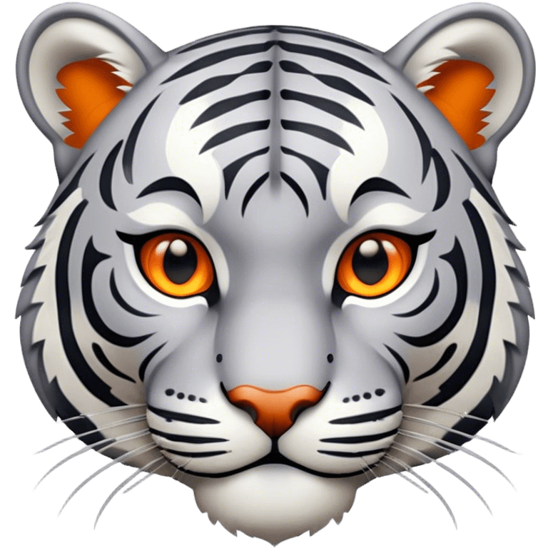 gray tiger emoji