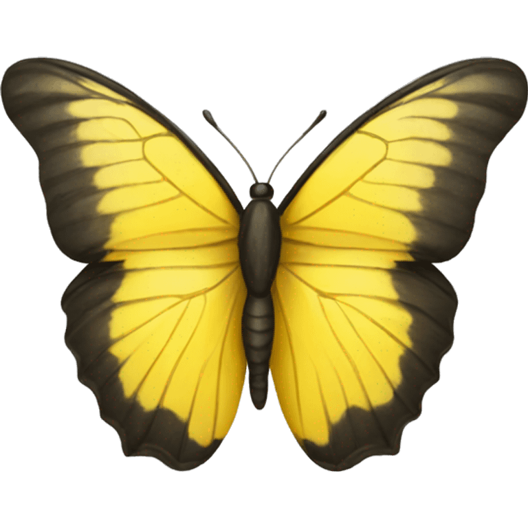 Yellow butterfly emoji