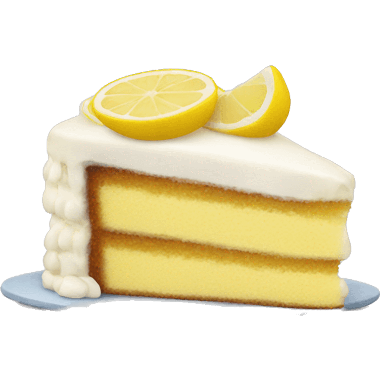 Lemon cake emoji