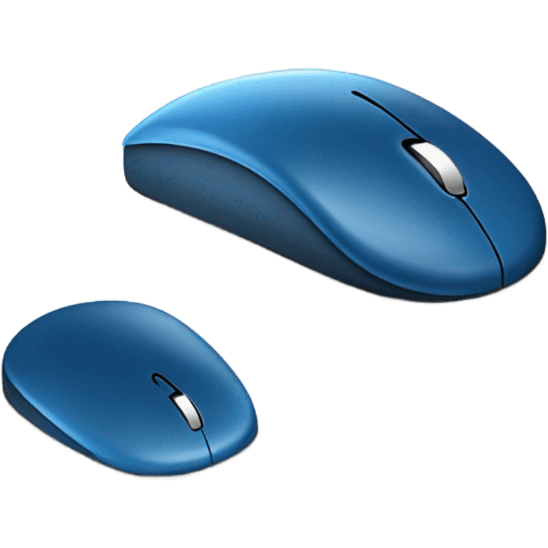 dark azure computer mouse emoji