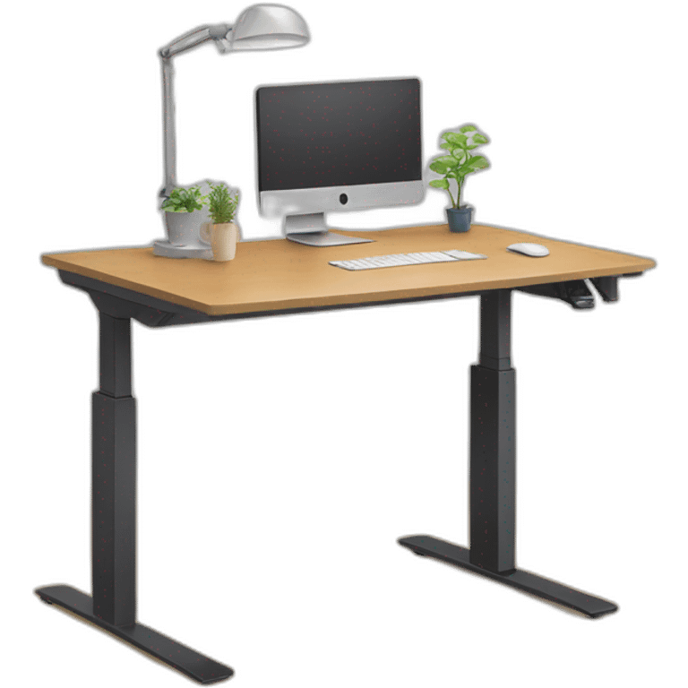 Sit/stand desk emoji