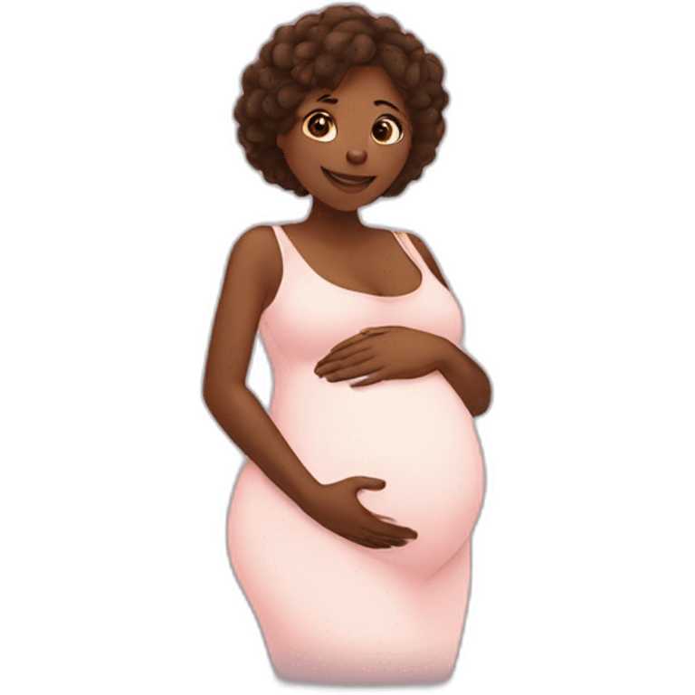 Pregnant love emoji