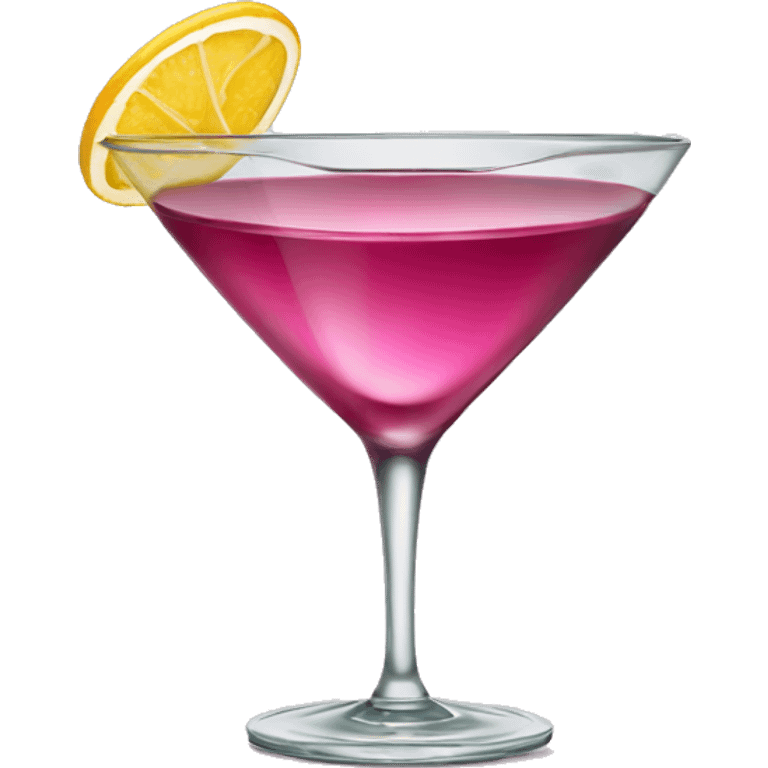 Cosmopolitan cocktail glass emoji