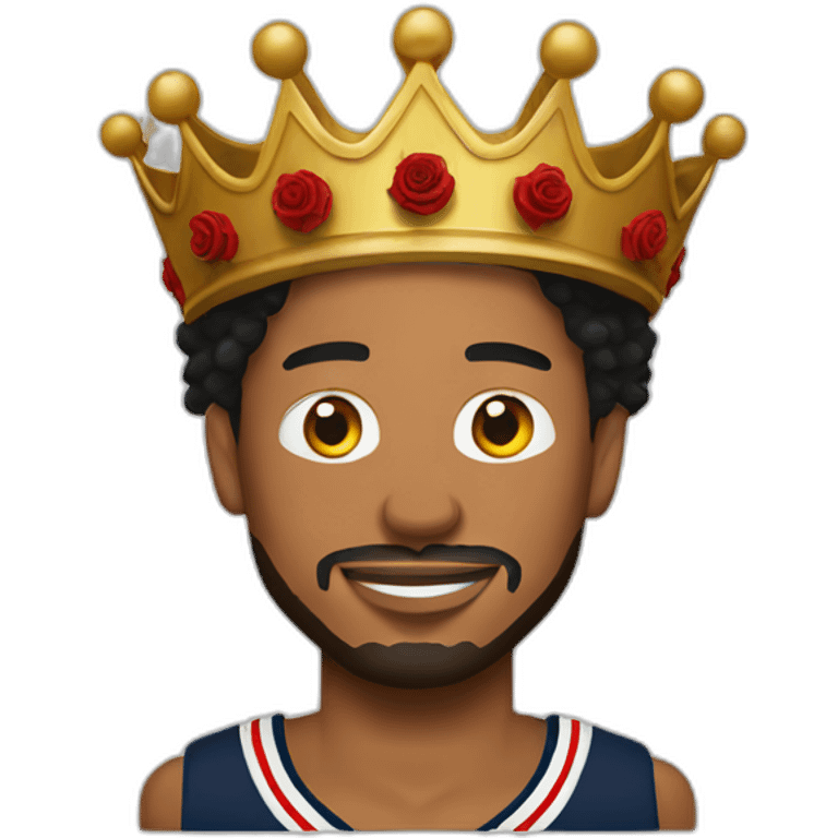 derrick rose with crown emoji