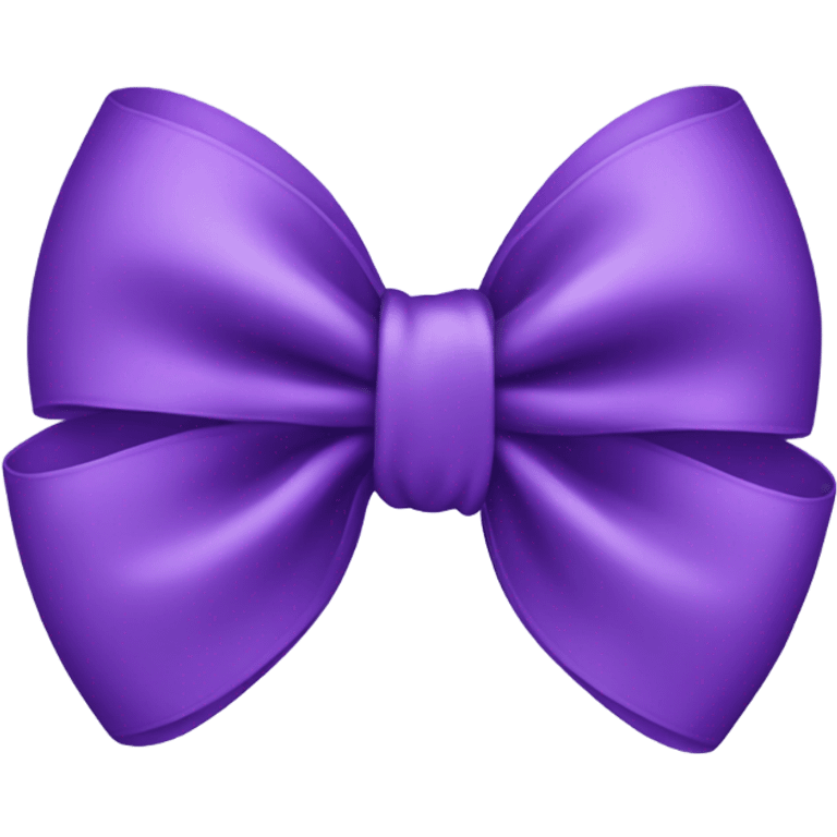 purple bow emoji