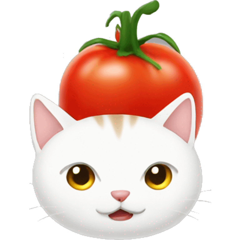 Cat tomato  emoji