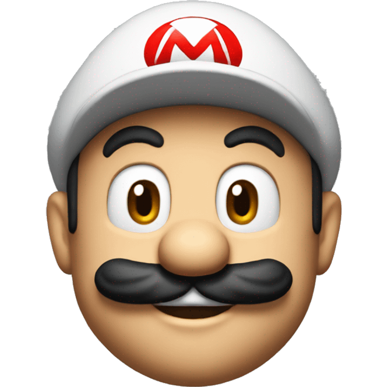 Super mario head  emoji