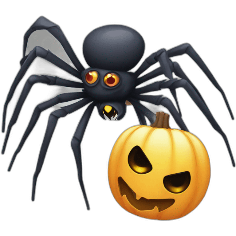 scary spider emoji