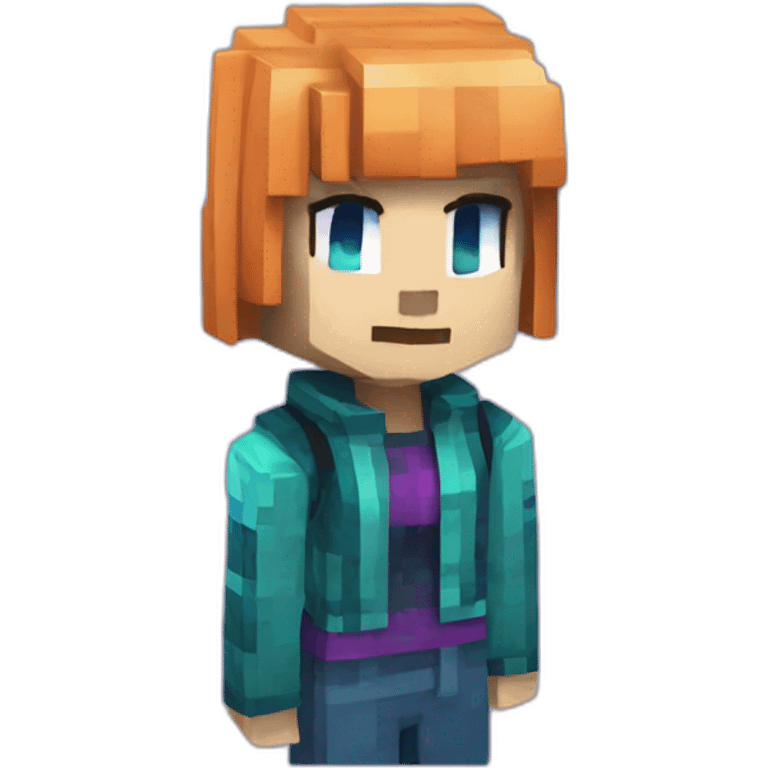 ramona flowers in minecraft emoji