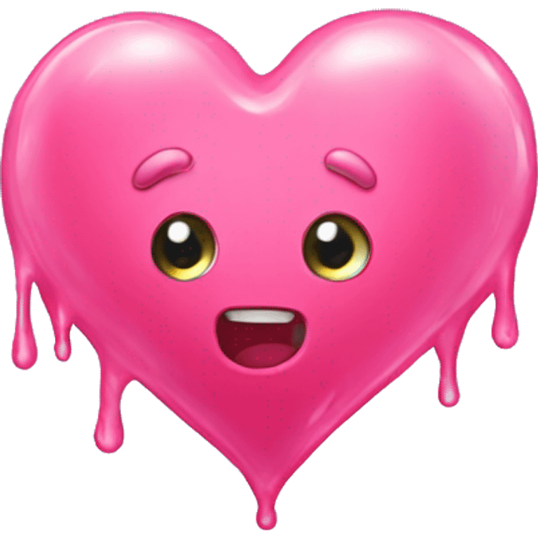 Slime heart  emoji