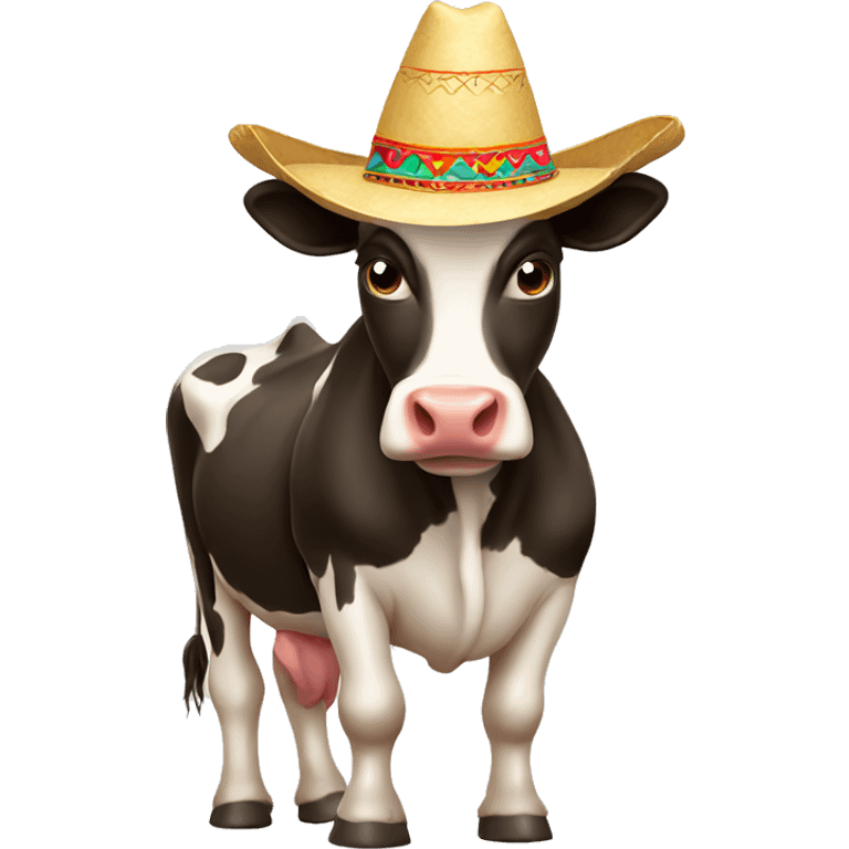 cow wearing sombrero  emoji