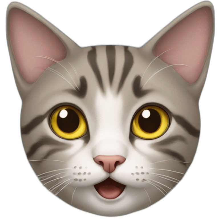 Cat surprised emoji