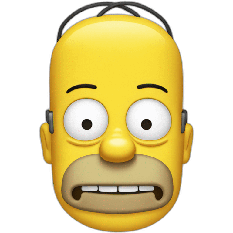 Homer Simpson Happy emoji