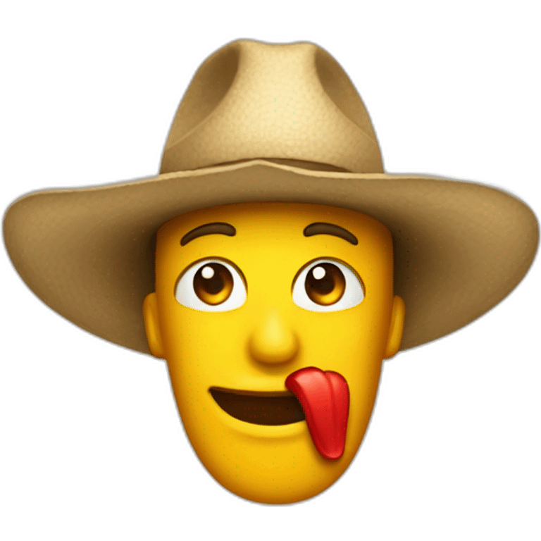 Piment-avec-un-chapeau emoji