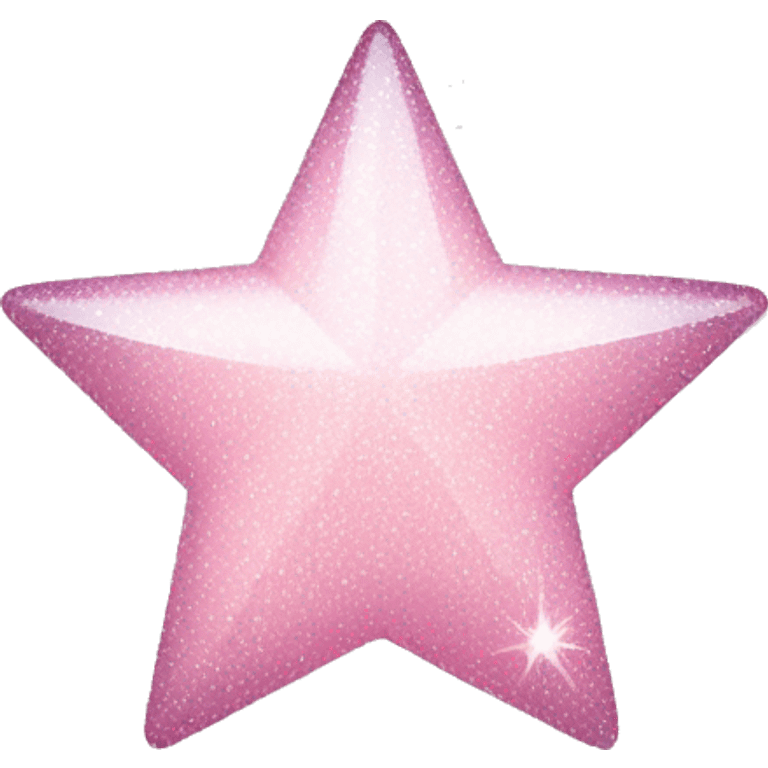 pale pink star sparkle emoji