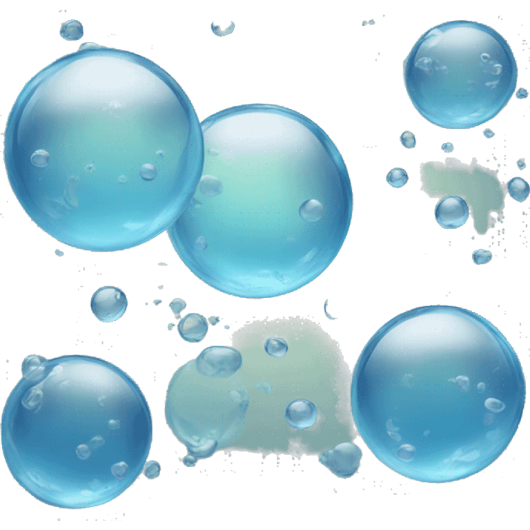 Water bubbles emoji