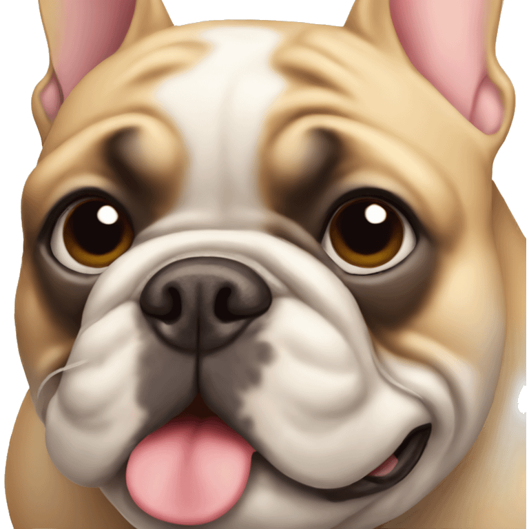 French bulldog  emoji