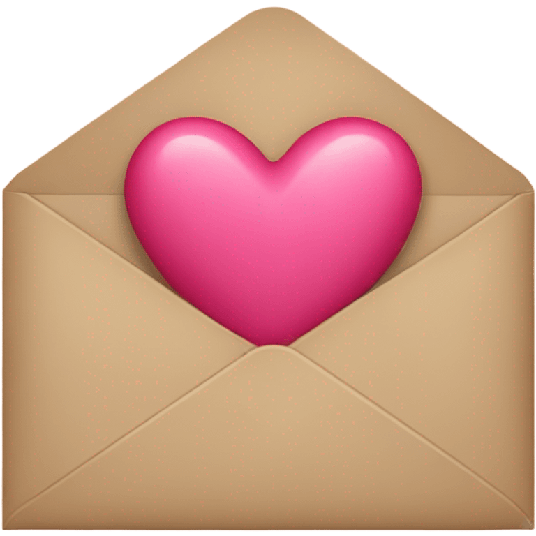 Heart with an envelope  emoji