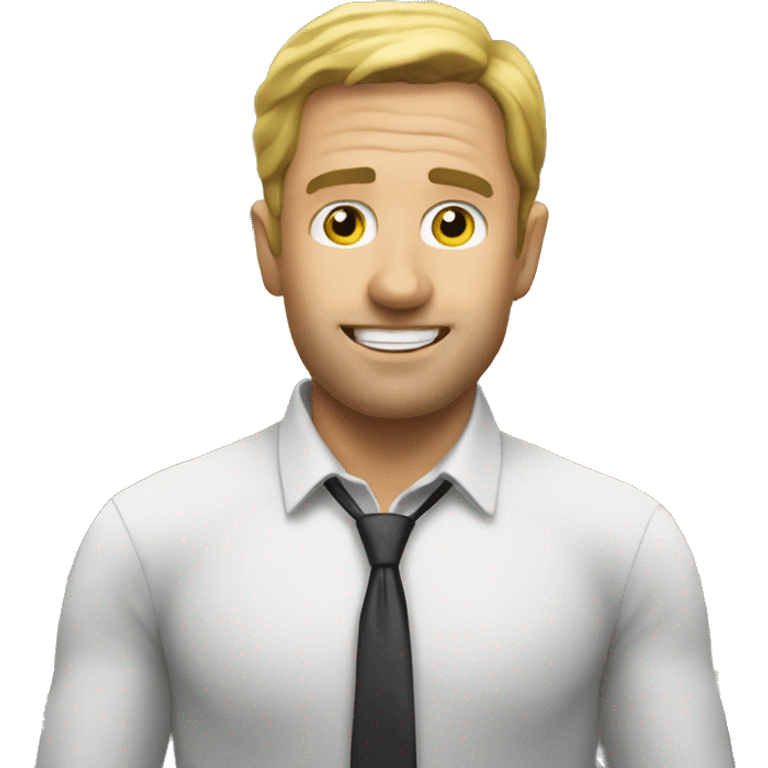 Bitcoin man work business emoji