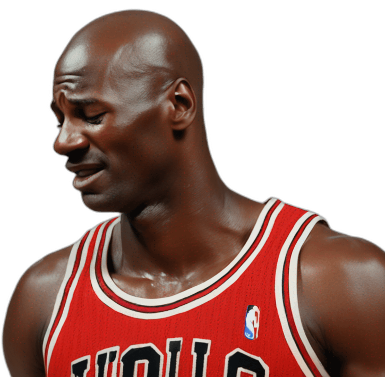 michael jordan crying emoji