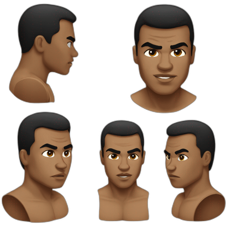 Mohammed Ali the boxer emoji