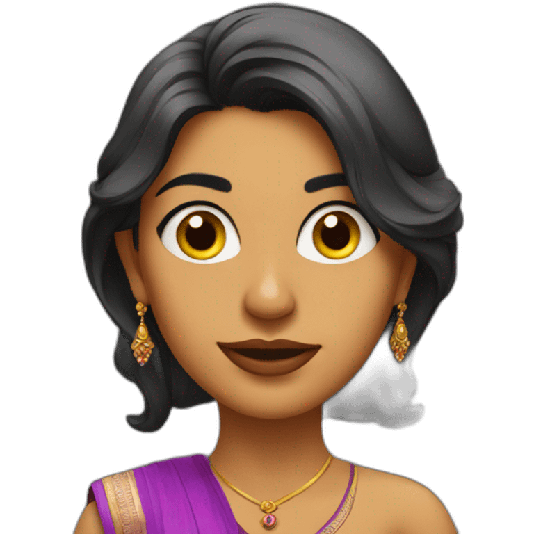 Sexy Indian aunty emoji