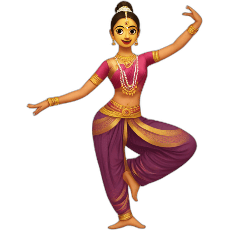 a bharatanatyam dancer emoji