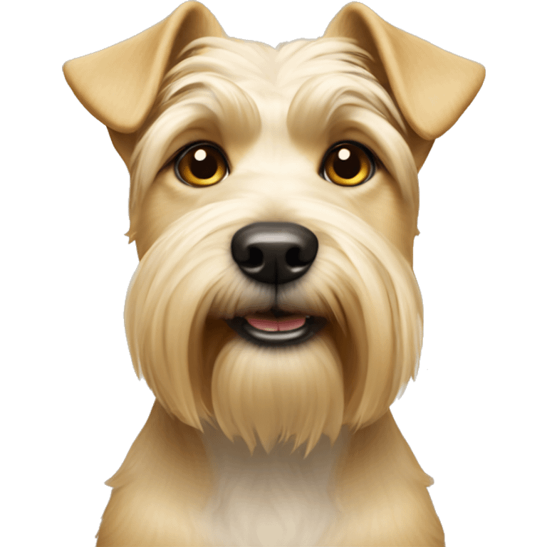 Carin terrier dog blonde emoji