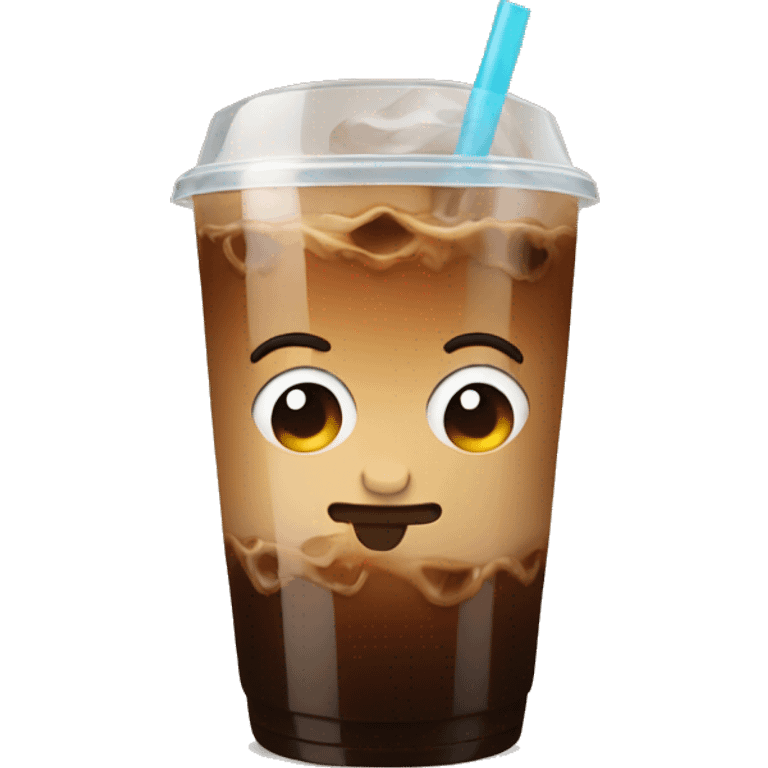 Iced coffee emoji