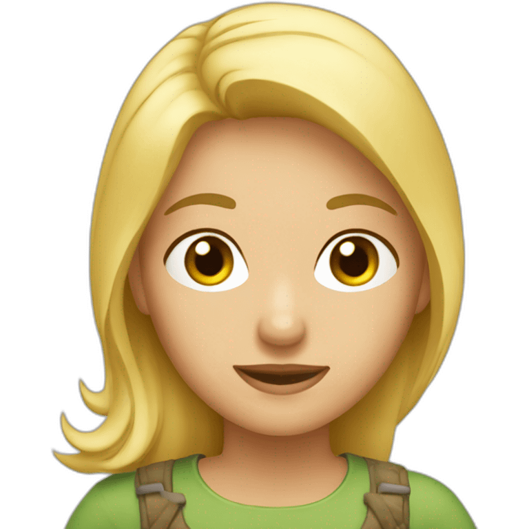 Mujer rubia cincuenta años emoji