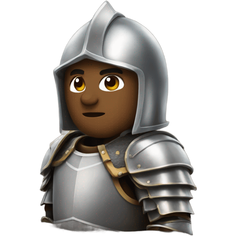 Protective knight emoji