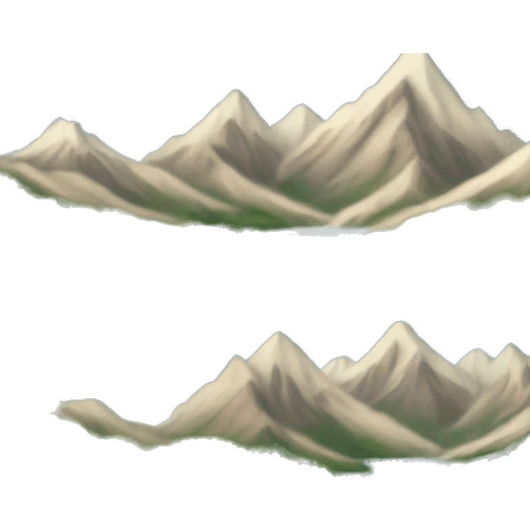 mountains in summer emoji