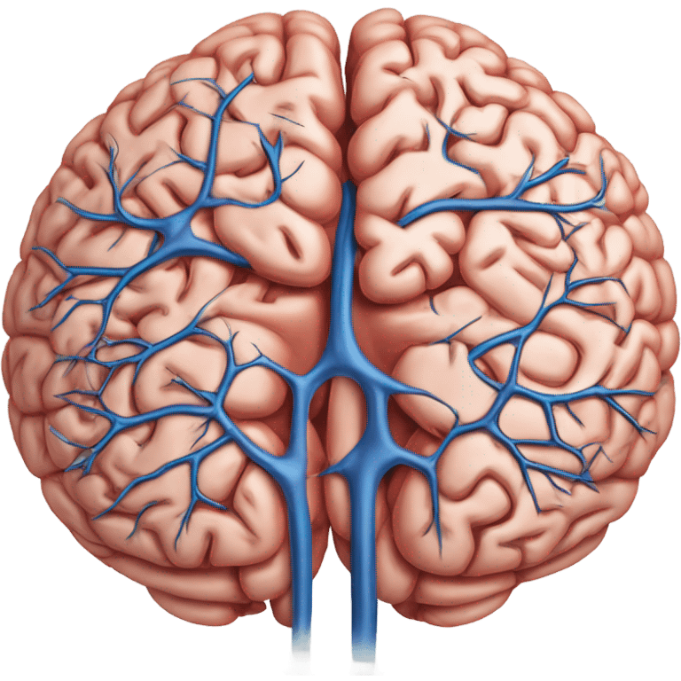 brain veins and arteries emoji