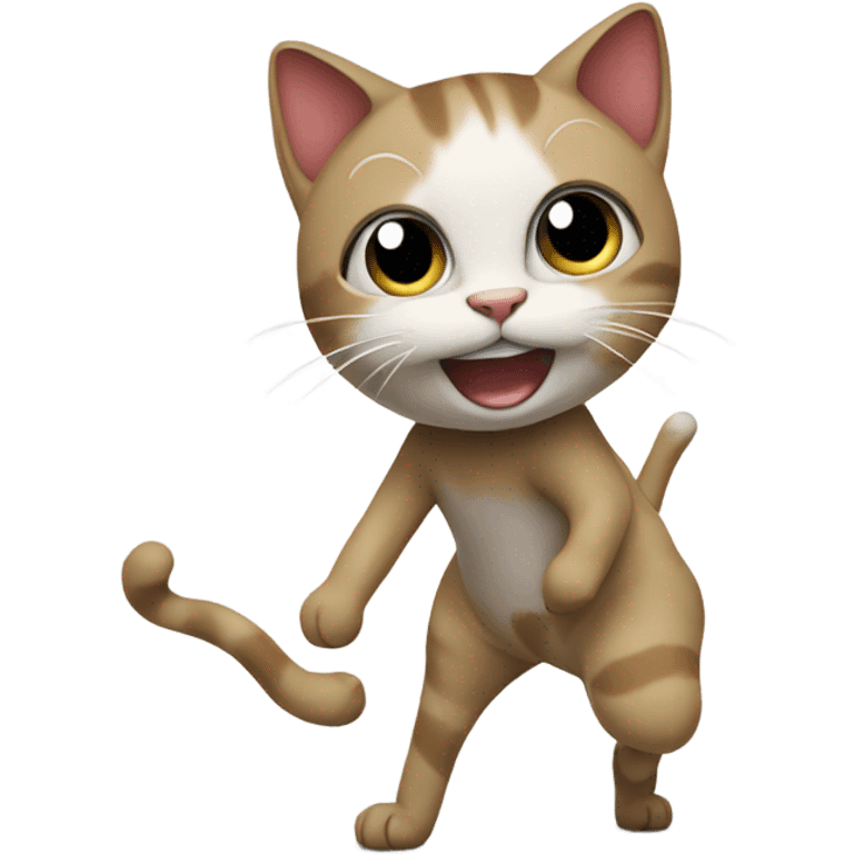 Twerking cat emoji