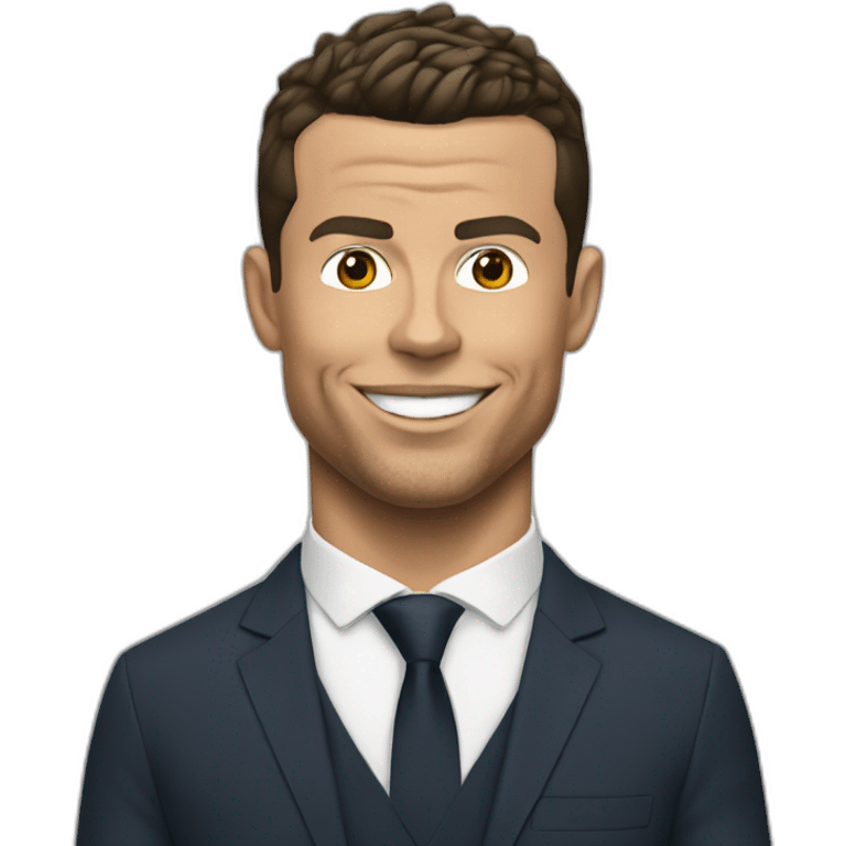 Ronaldo avec macron emoji