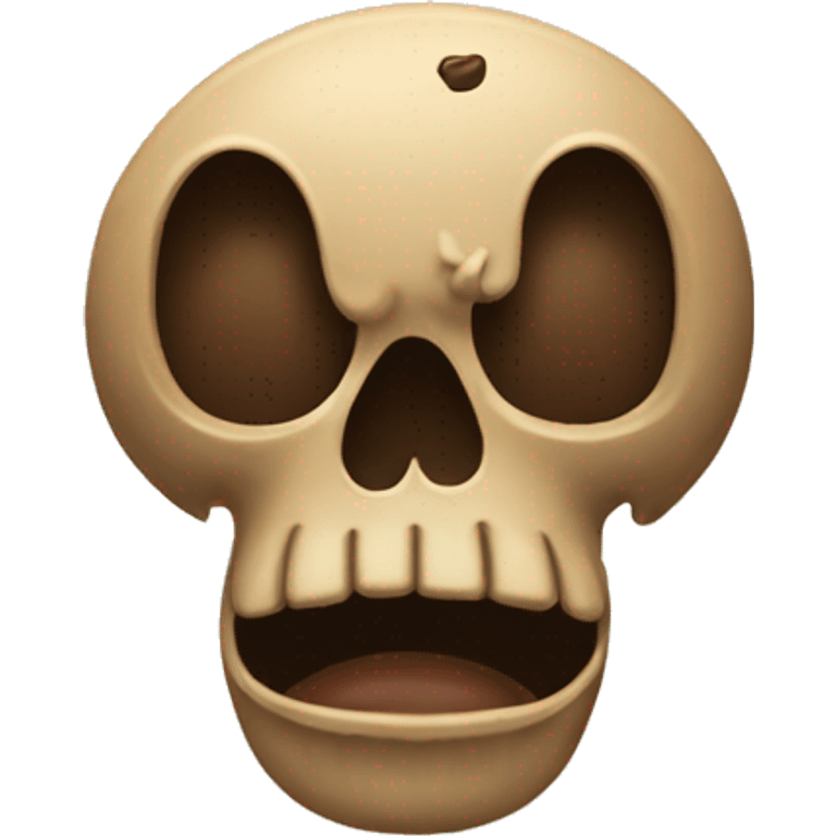 Skull and poop emoji  emoji