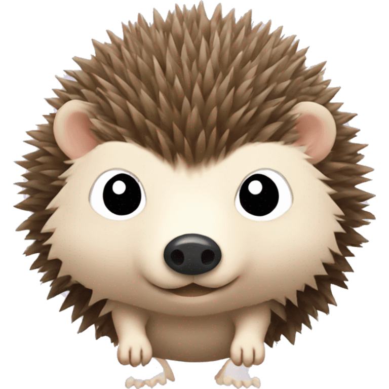 hedgehog with bow emoji