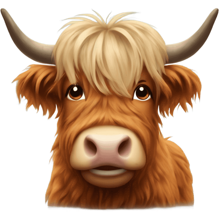 Highland cow emoji