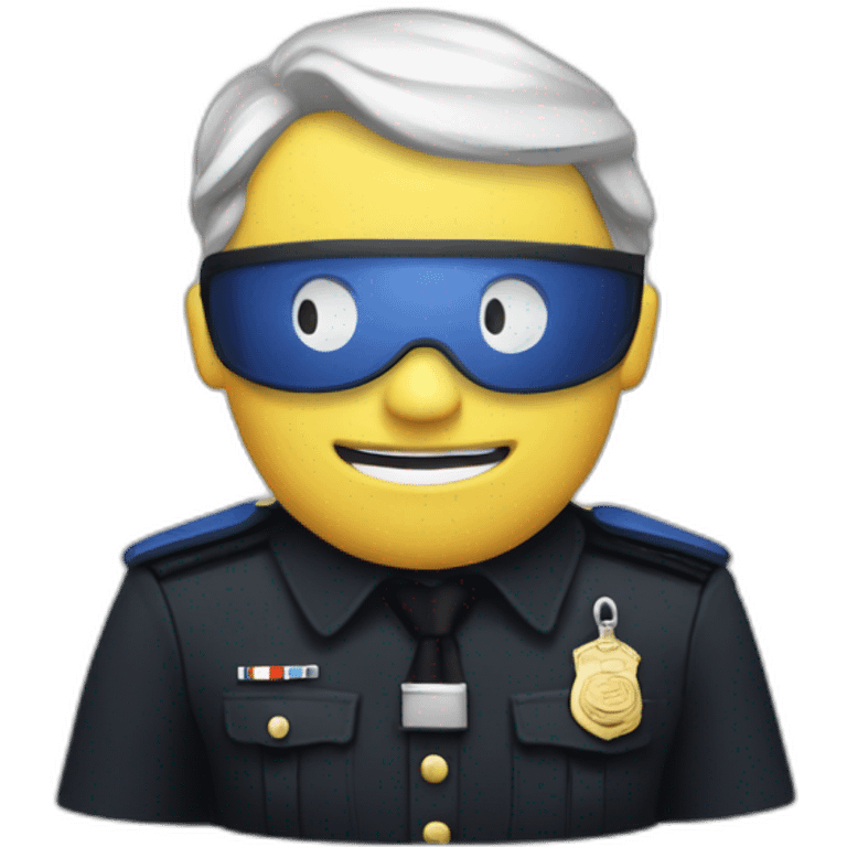 Macron police emoji