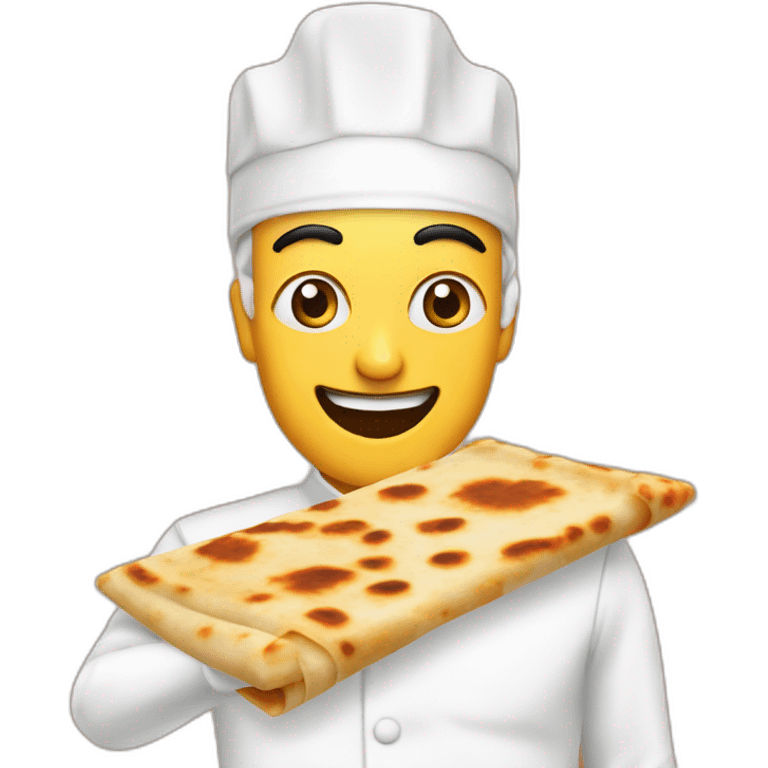 Paneer with paratha  emoji