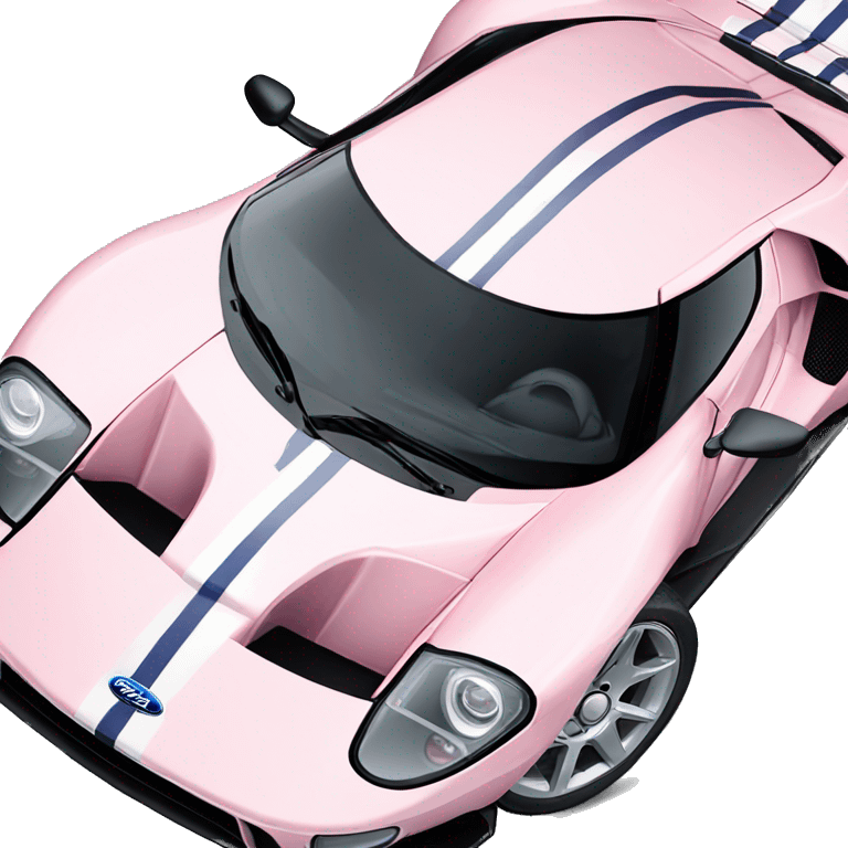 Pastel Pink Ford GT emoji