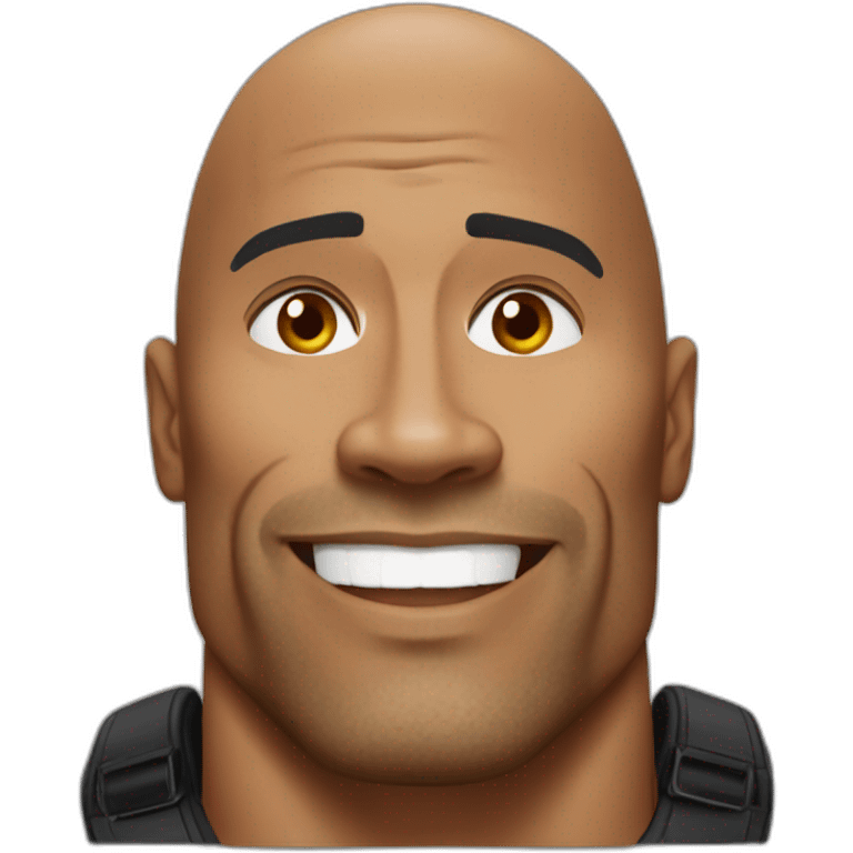 dwayne the rock johnson emoji