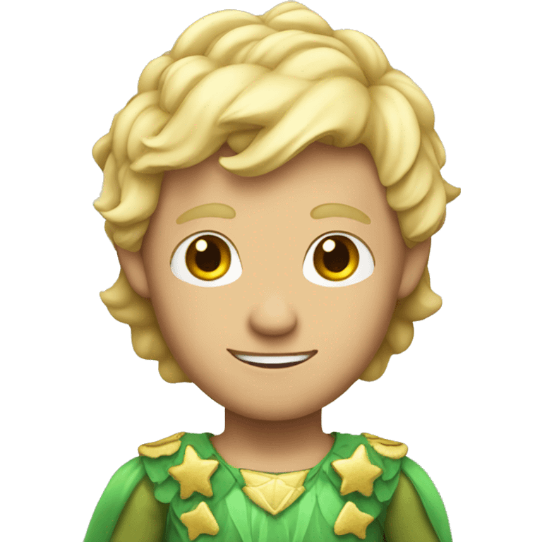 blonde man in fairy costume emoji