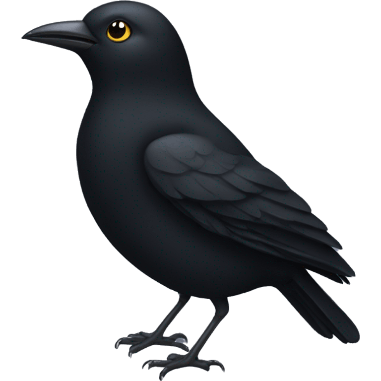 Black Bird  emoji