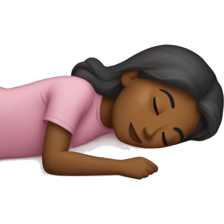 Girl sleeping emoji