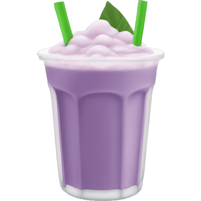 Taro boba drink emoji