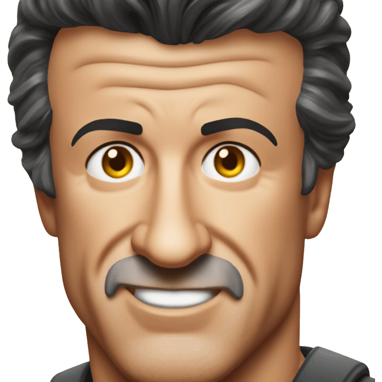 sylvester stallone smirking emoji