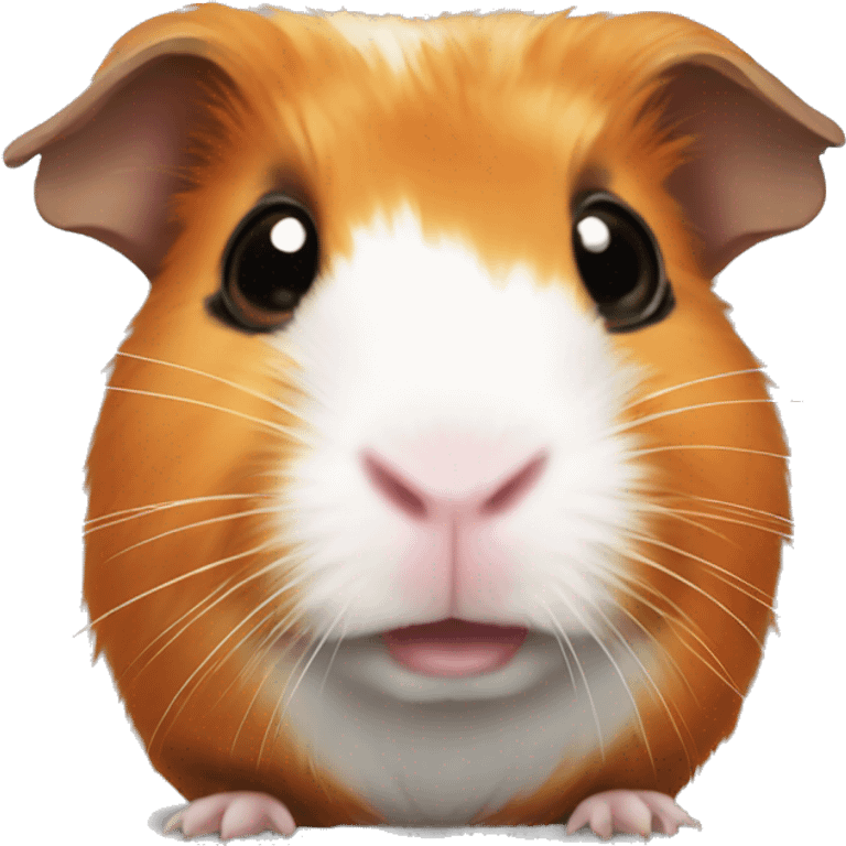 guinea pig with orange face  emoji